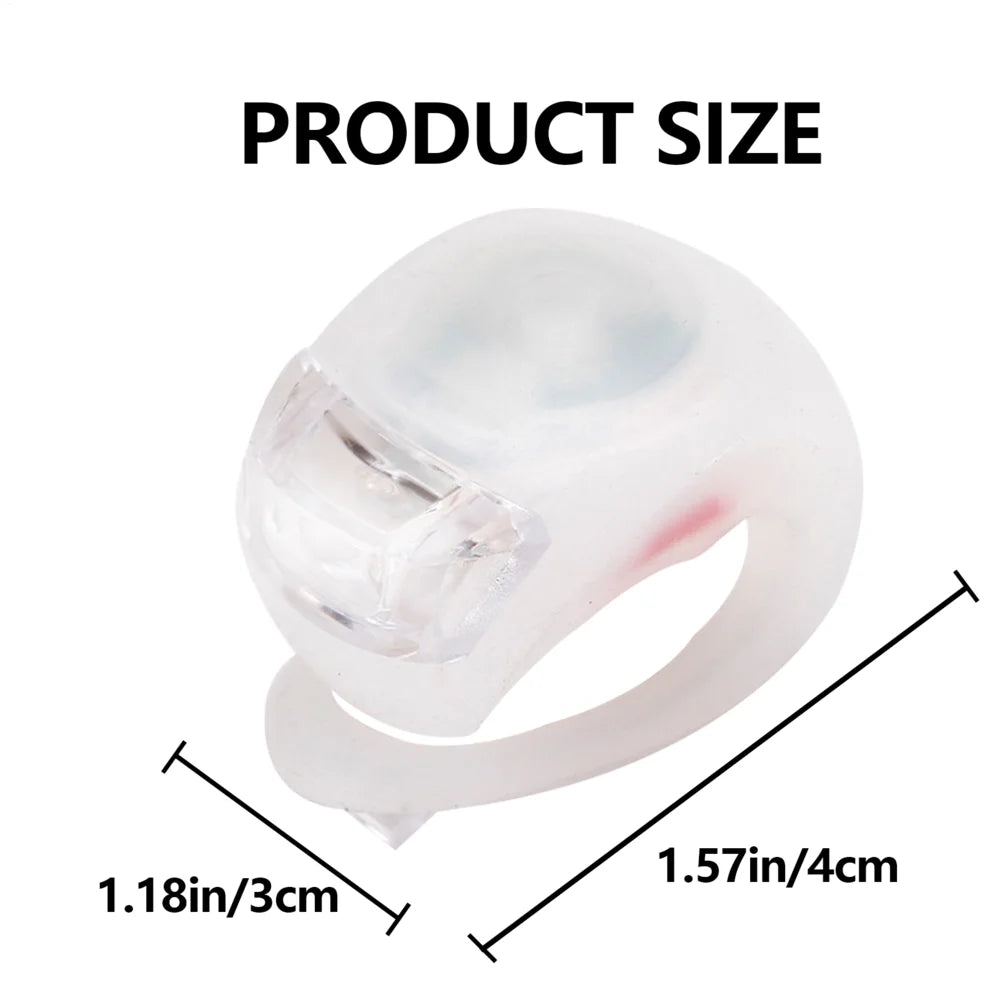 LED Bike Lights Waterproof Bicycle Head Front Light Cycling Wheel Flash Rear Lamp Night Warning Taillight Bicycle Accessories Peaceful Pleasures Health and Wellness White