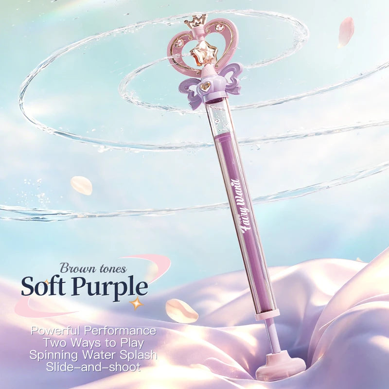 Magic Fairy Wand Water Gun Sparkling Summer Play Toy Birthday Battle