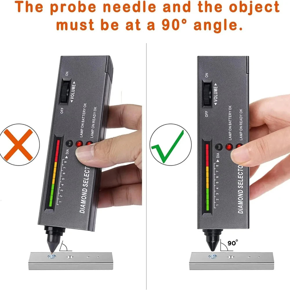 NEW Diamond Tester High Accuracy Diamond Tester Pen Jewelry Diamond Tester Professional Diamond Selector Diamond Tester Kit Peaceful Pleasures Health and Wellness