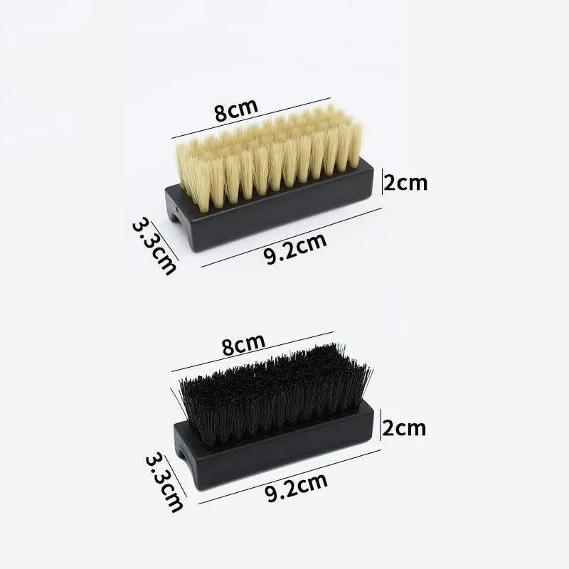 Nylon Shoe Cleaning Brush Set – Soft & Hard Bristles (1 Pair)