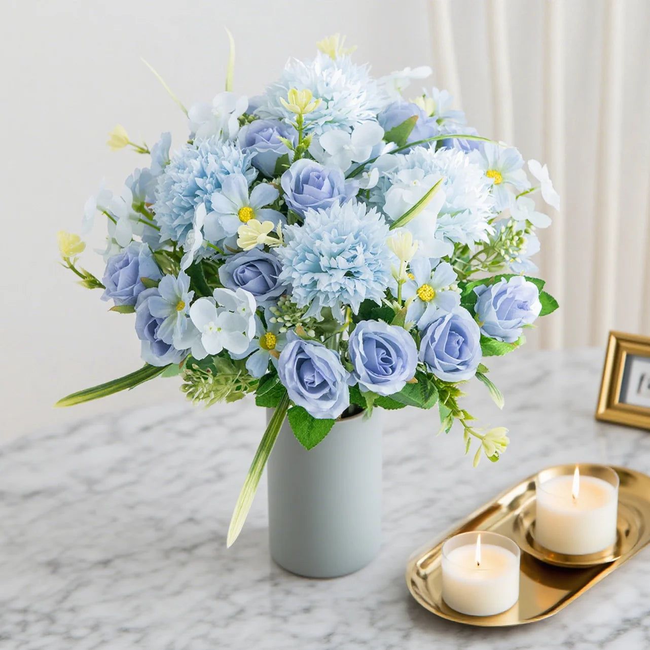 Artificial Silk Rose Bouquet – Wedding & Home Decor
