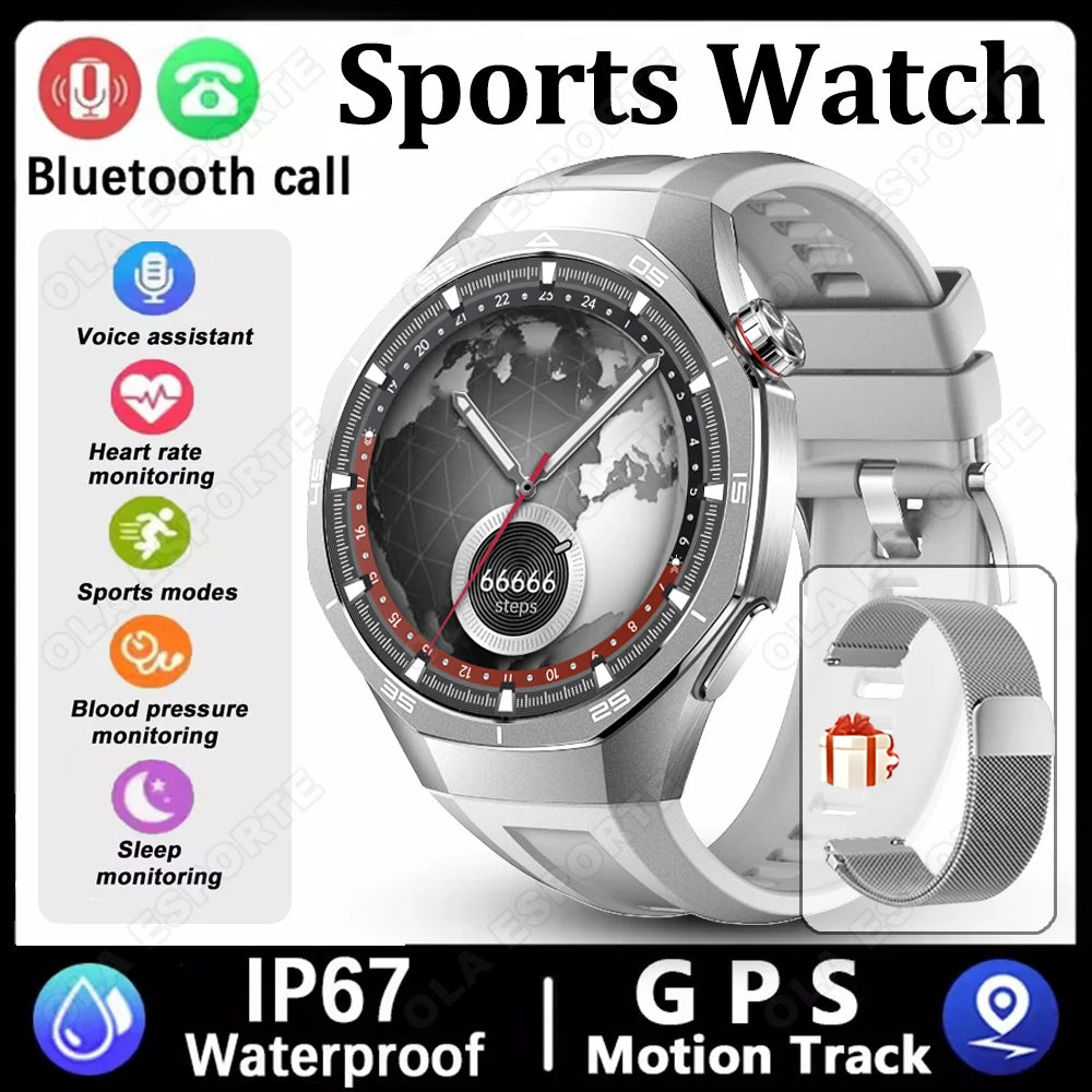 Ola Esporte Smart Watch 1.52" AMOLED Bluetooth Fitness Tracker