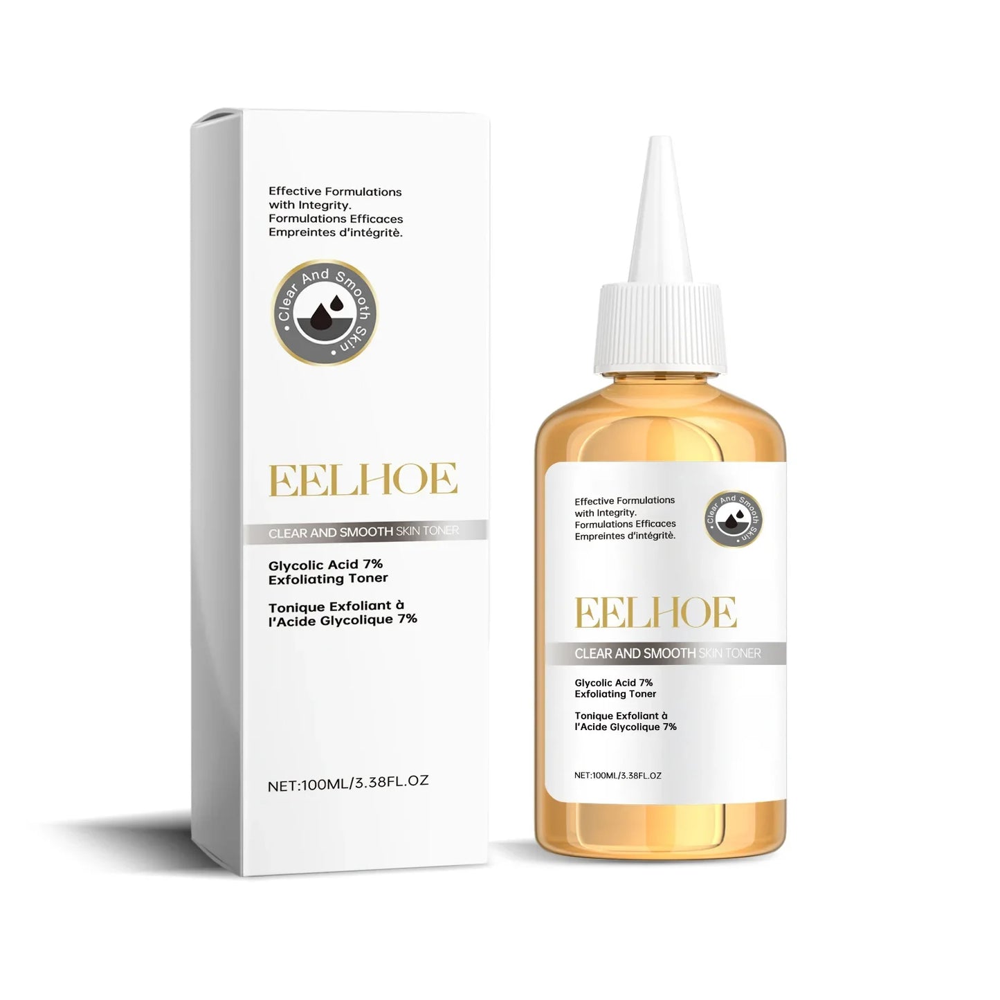 EELHOE Glycolic Acid Toner – Exfoliate, Brighten & Hydrate