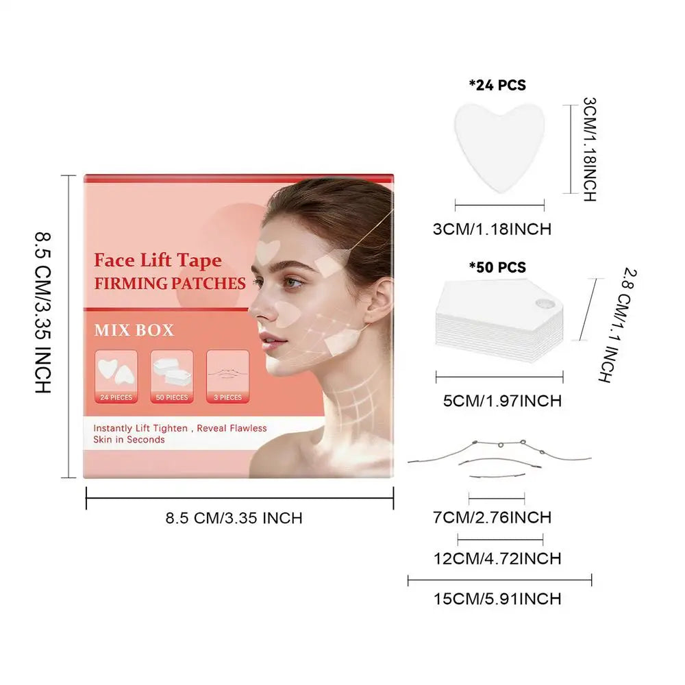 Invisible Face Lift Tape – Contour & Chin Lifting Kit