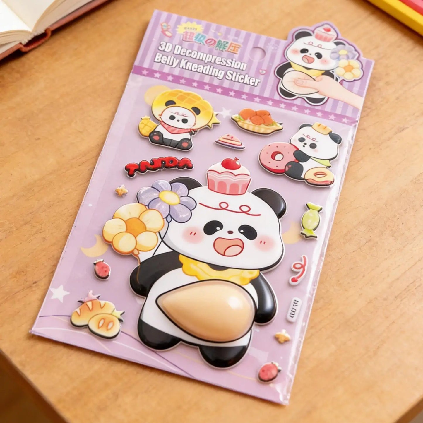 3D Squishy Cartoon Animal Stickers – Cute Kids Gift Sheet