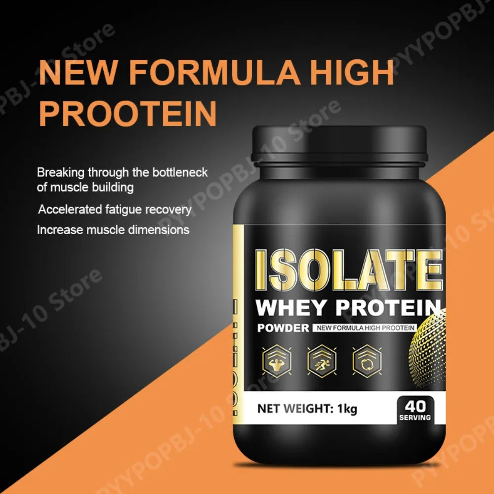 Whey Protein Isolate Powder Low Fat | Lean Muscle | 1kg