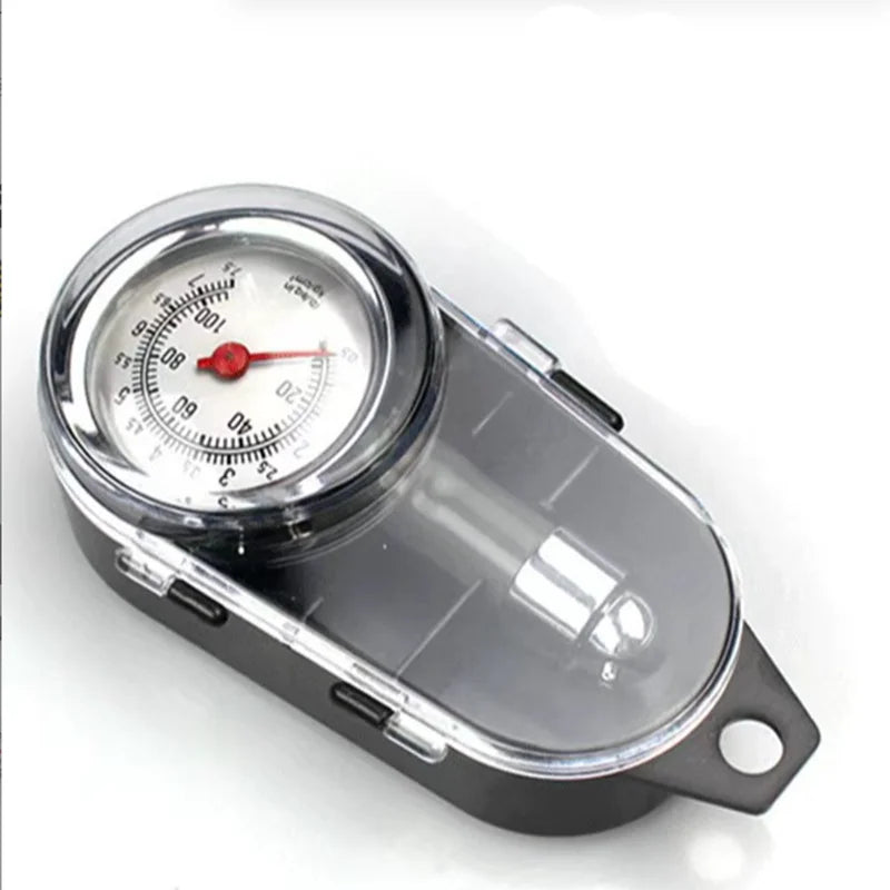 Tire Pressure Gauge Multi-functional Tire Pressure Gauge Mechanical High-precision Automotive Tire Pressure Gauge Box Peaceful Pleasures Health and Wellness