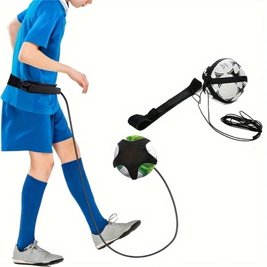1 Set of Football Training Equipment with Rope Bag, Football Dribbling Belt, Training Device for Ball Control, Dribbling Belt, Rebound Practice Belt with Rope Bag, Football Training Equipment Peaceful Pleasures Health and Wellness