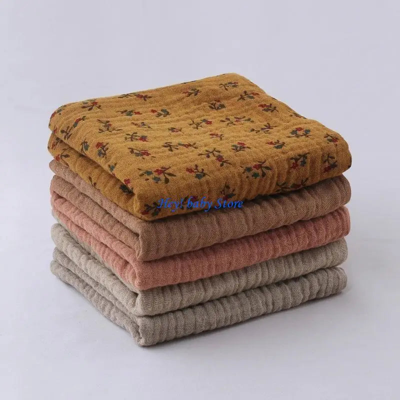 10-Pack Baby Washcloths | Soft Cotton Gauze Facecloths & Burp Cloths
