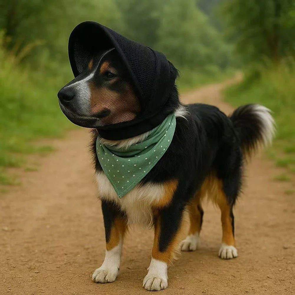 Breathable Mesh Dog Muzzle – Small, Medium & Large Dogs