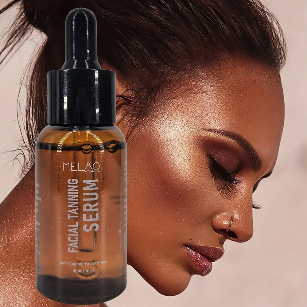 Melao Self-Tanning Drops – Moisturizing Bronzing Serum Face & Body