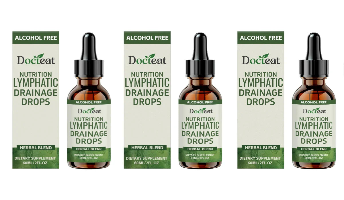 Docteat Lymphatic Drops 60ml | Vitamin B12, Zinc & Dandelion Root