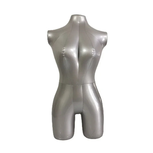 Inflatable Female Torso Model Half Body Mannequin Top Clothing Display Props Peaceful Pleasures Health and Wellness