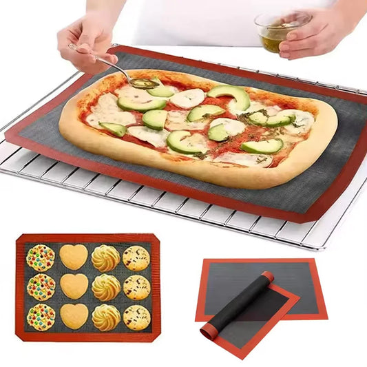 Silicone Baking Mat Sheet 30x40cm Reusable Baking Cookie Sheet Non-Stick Heat Resistant Baking Mat for Oven Grill Microwave Peaceful Pleasures Health and Wellness