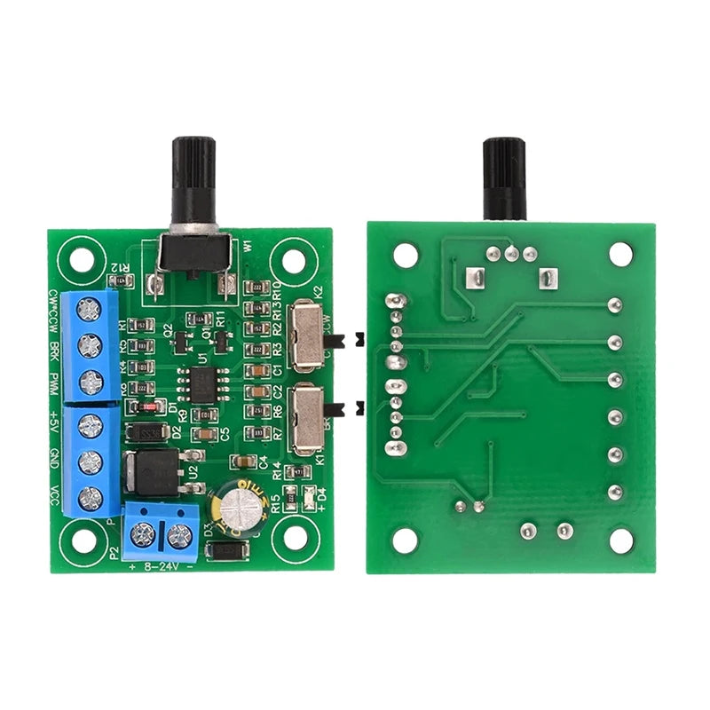 New DC 8V-24V Brushless DC Motor Driver Controller Board PWM Driver Fan Motor Speed Governor Forward And Backward Control 18KHz Peaceful Pleasures Health and Wellness Default Title