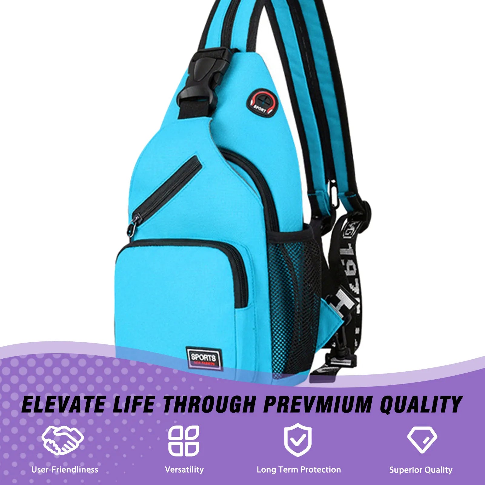 Women's Crossbody Bag Backpack Oxford Nylon Casual Shoulder Purse Scratch Resistant And Wear-Resistant Backpack Water-Resistant Peaceful Pleasures Health and Wellness