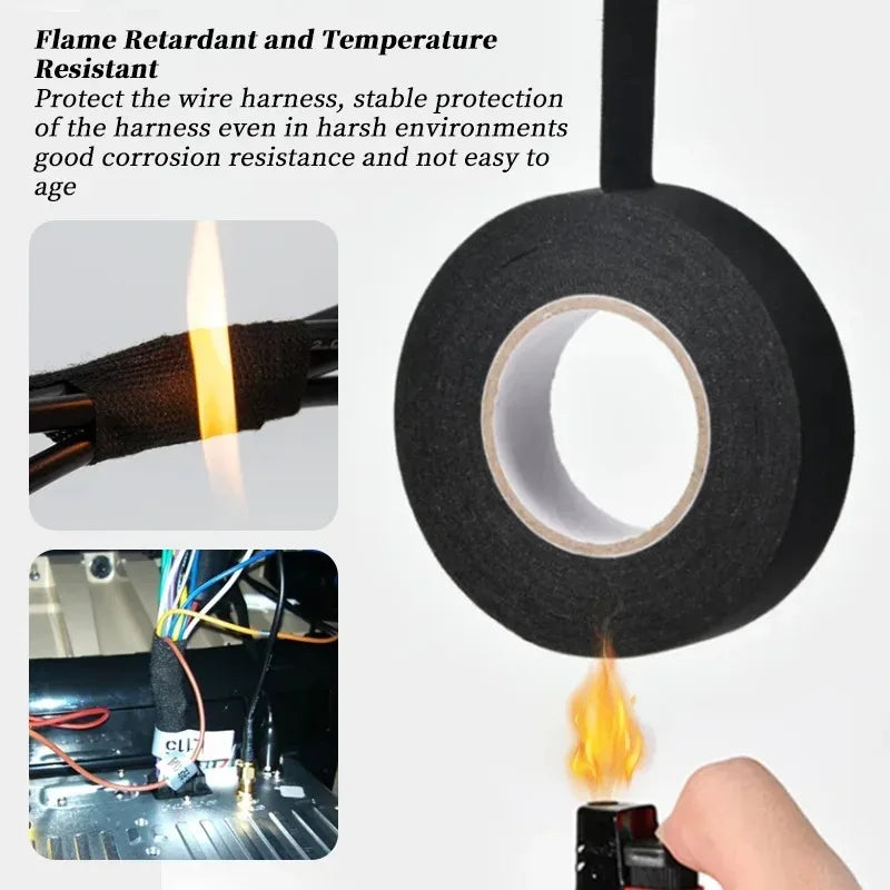 Heat Resistant Electrical Insulating Tape 9–25mm | Wiring Loom