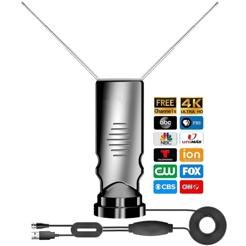 HD Digital Indoor TV Antenna – Free Channel Signal Booster