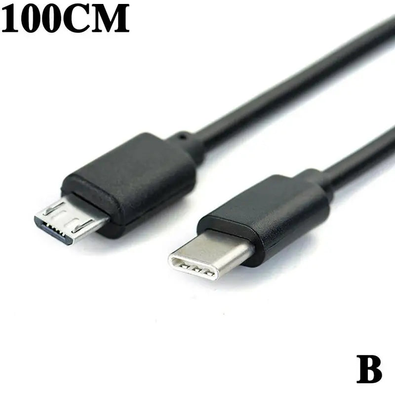 USB-C to Micro USB Cable Male to Male | 30cm & 100cm