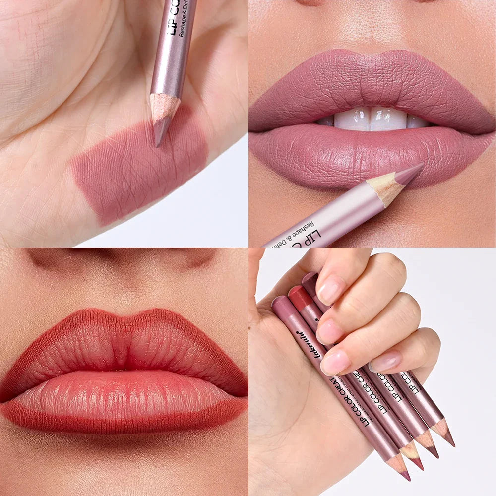 Matte Waterproof Lip Liner Pencil – Long-Lasting Lip Contour