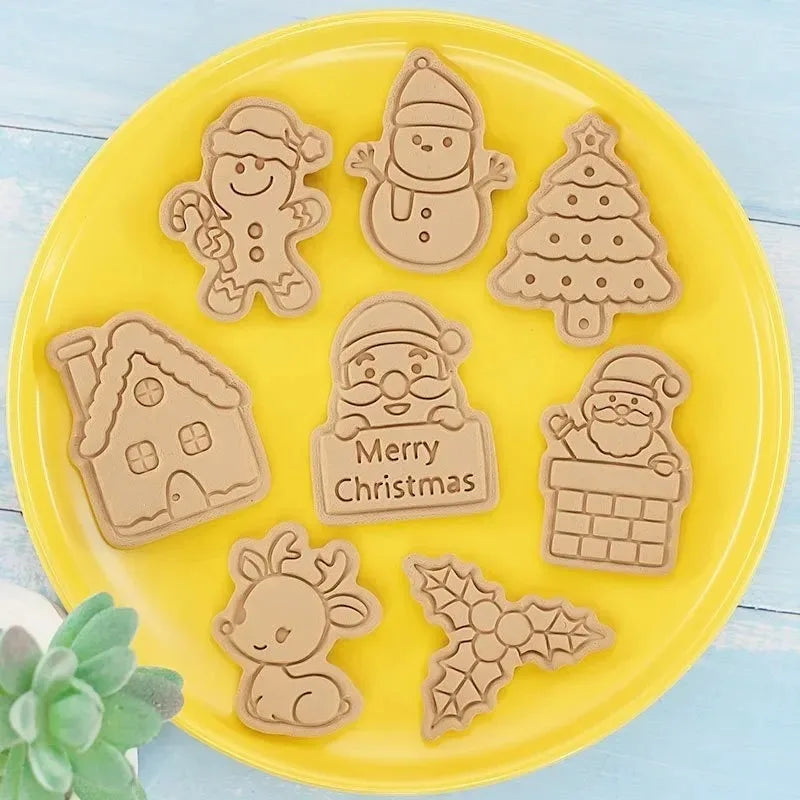 Christmas Cookie Cutter Set – Gingerbread, Santa & More | 6 Shapes