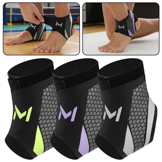 Ankle Support Brace,Thin Breathable Sports Ankle Protector,Outdoor Cycling, Mountain Climbing, Anti Sprain, Protective Gear Peaceful Pleasures Health and Wellness