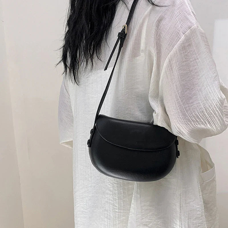Women's Candy Color PU Leather Crossbody Sling Bag | JETTING