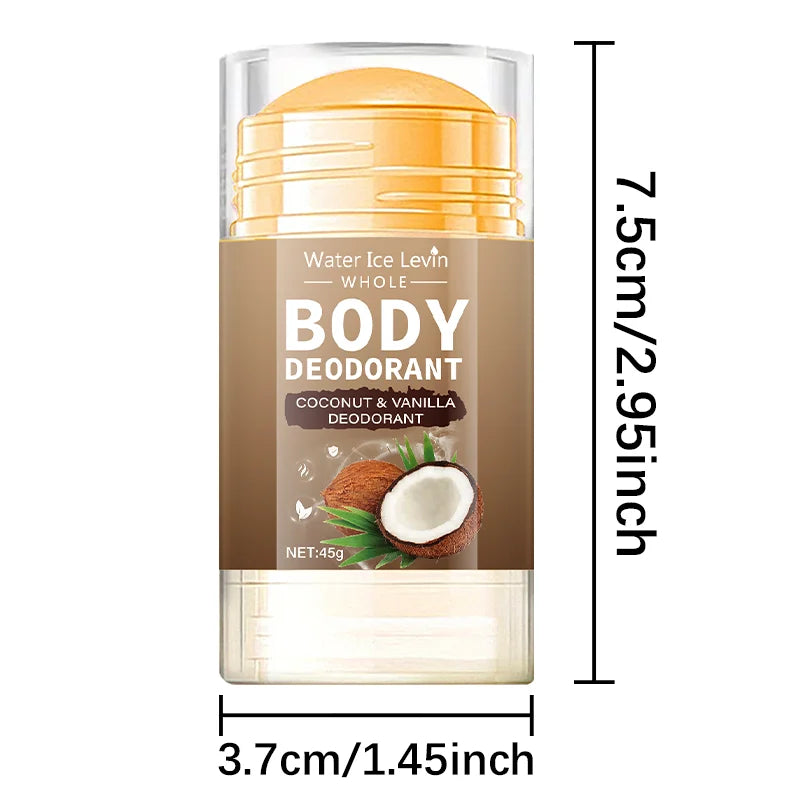 Water Ice Levin Full-Body Deodorant Stick – Moisturizing Unisex