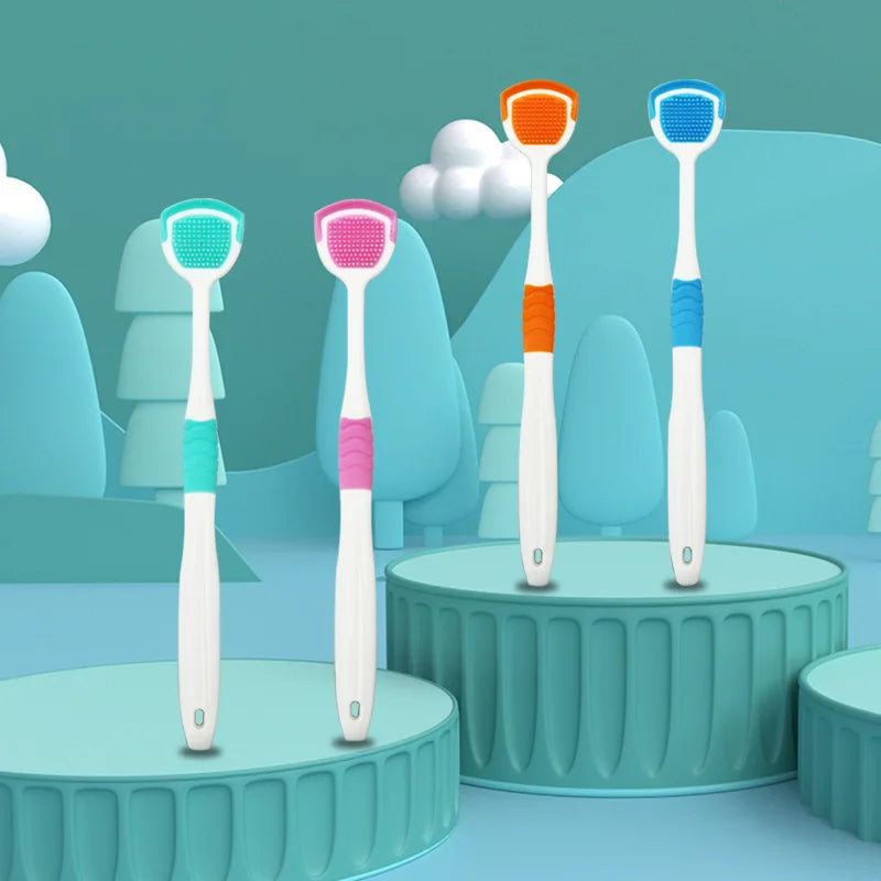 HygieneProCleanTongue Coating Scraper - Fresh Breath，Promote Oral Health，Gentle and Effective Cleaning Tools，Non-Slip Design，Ran Peaceful Pleasures Health and Wellness