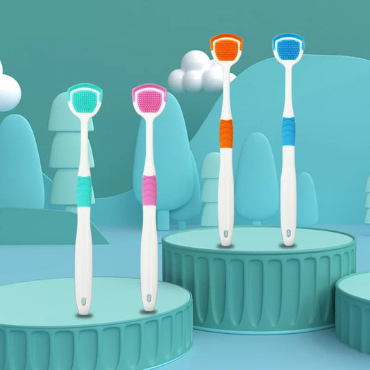 HygieneProCleanTongue Coating Scraper - Fresh Breath，Promote Oral Health，Gentle and Effective Cleaning Tools，Non-Slip Design，Ran Peaceful Pleasures Health and Wellness