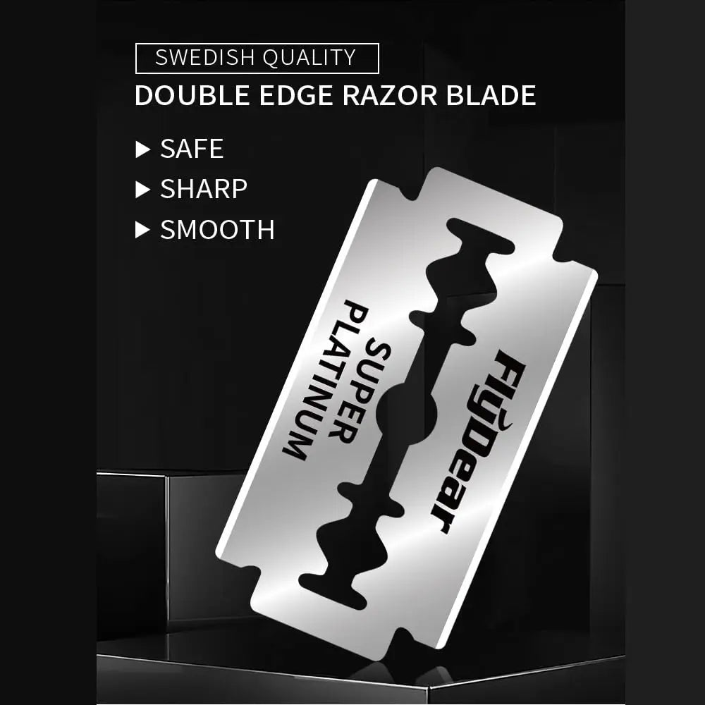 Double Edge Safety Razor Blades – Stainless Steel Barber Tool
