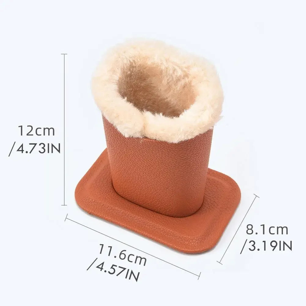 Pack of 1 Plush Lined Glasses Holder Stand Protective Glasses Case for Desks or Nightstands eyeglass case glasses pouch Peaceful Pleasures Health and Wellness