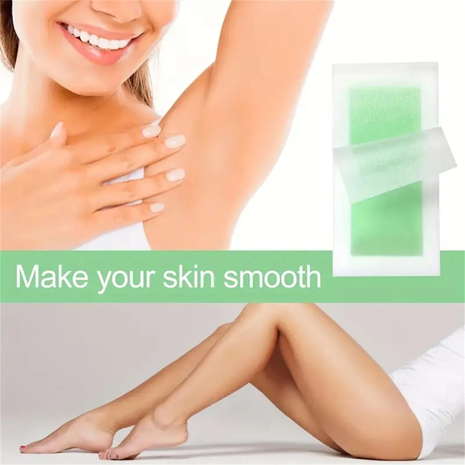 Facial Wax Strips Facial Hair Removal Quick and Painless Hair Removal Kit for All Skin Types Peaceful Pleasures Health and Wellness