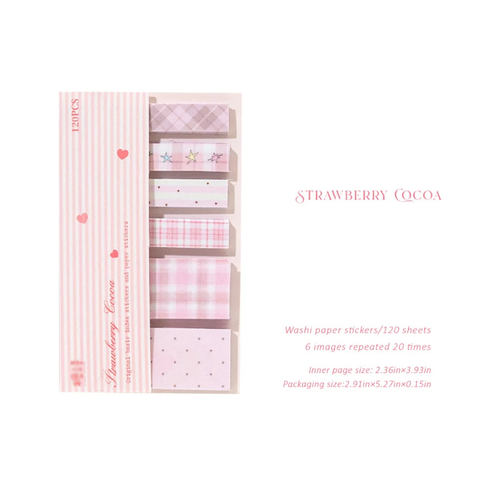 Index Stickers Polka Dot Striped Elements Basic Accounting Materials