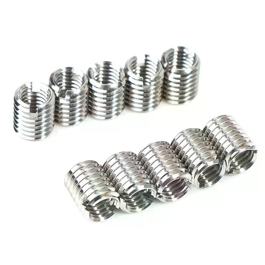 M8 to M6 Stainless Steel Thread Reducer Adapters, 10-Pack Thread Reducer Adapter Peaceful Pleasures Health and Wellness