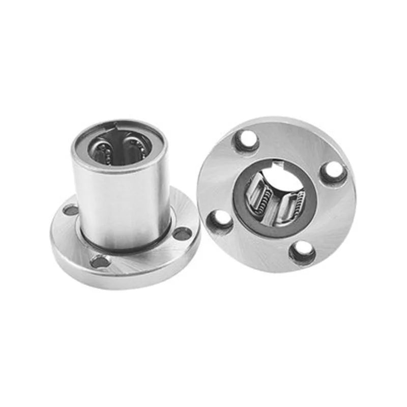 1PCS 6mm/8mm/10mm/12mm/13mm/16mm/20mm/25mm LMF Series LMF8UU/LMF10 Round Flange Coupling Linear Motion Bearing For Rod shaft Peaceful Pleasures Health and Wellness