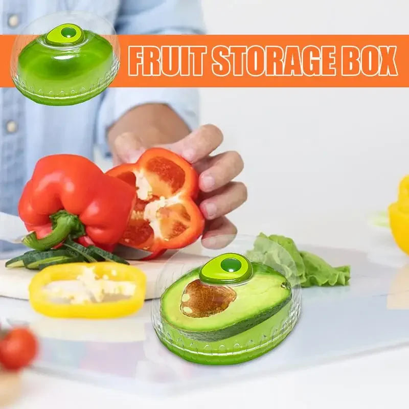 1/4 pcs Hot Sale Fruit Vegetable Fresh box Mini Food Preservation Refrigerator Storage box Vegetable Tray Vegetable Storage Box Peaceful Pleasures Health and Wellness