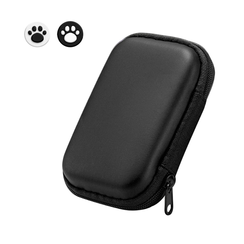 EVA Hard Carrying Case for Miyoo Mini Plus & ANBERNIC RG35XX Peaceful Pleasures Health and Wellness Black france