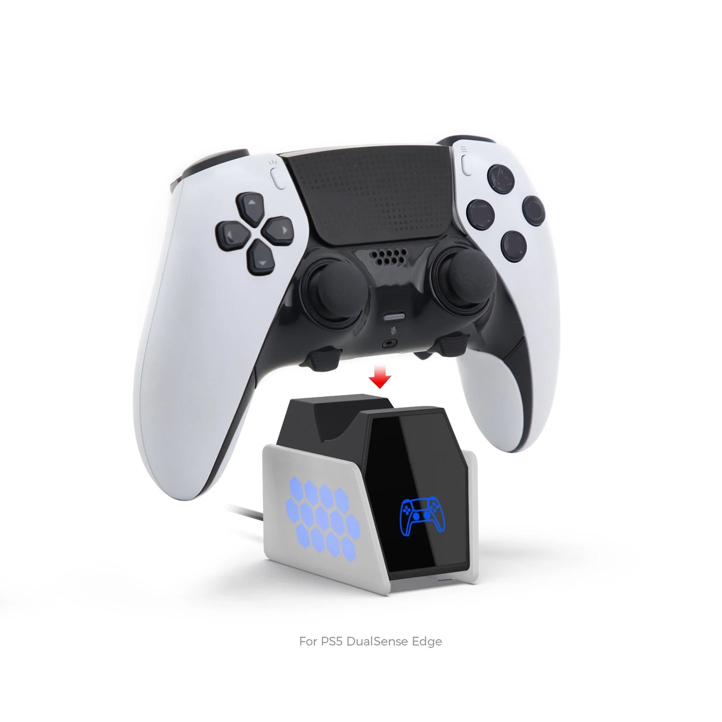 For PS5 Controller Charger Dock With Light USB Charger Stand Dock Station For Single For PS 5 DualSense Wireless Controller Peaceful Pleasures Health and Wellness