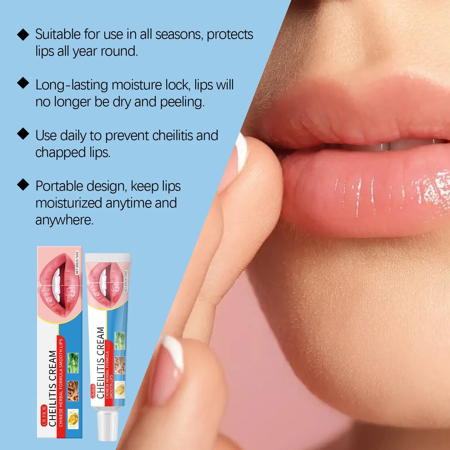 Moisturizing Lip Balm – Hydrating, Brightening & Exfoliating