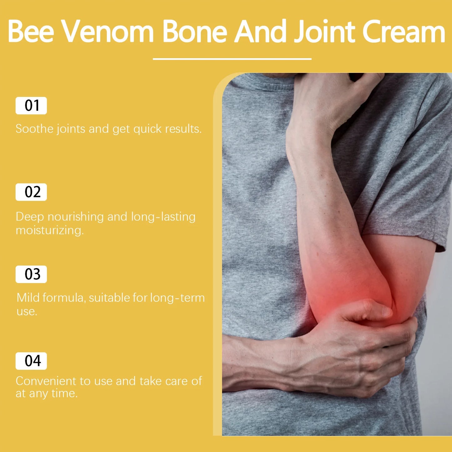 Bee Venom Bone & Joint Care Cream – 30g Nourishing Body Cream