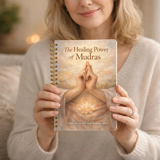 Healing Power Mudras Hand Yoga Notebook Health Fitness Diet Lifestyle Peaceful Pleasures Health and Wellness