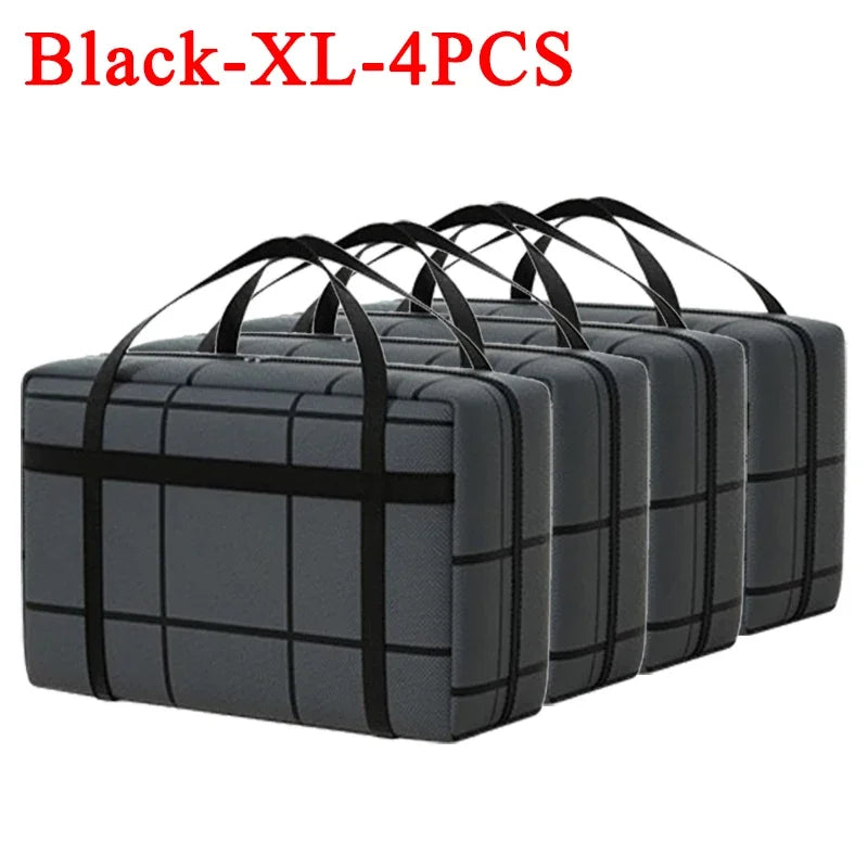 Large Capacity Quilt & Clothes Storage Bags | 1–4 Pack