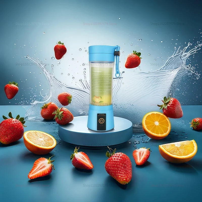 380ml Portable USB Rechargeable Mini Blender & Smoothie Maker