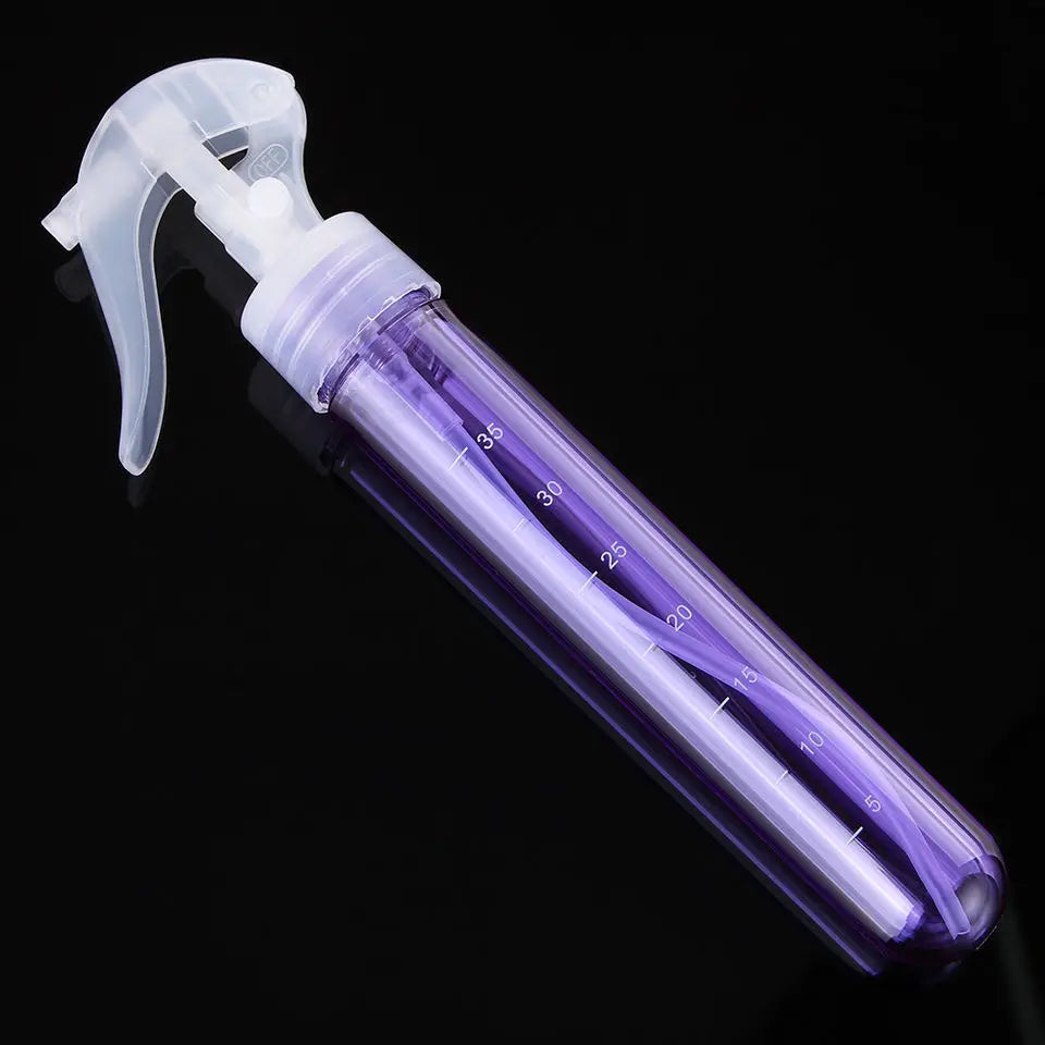 Transparent Colorful Spray Bottle Mini Plastic Thumb Watering Can Portable High Pressure Refillable Bottle Beauty Salon Tools Peaceful Pleasures Health and Wellness Purple CN
