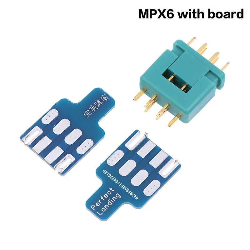MPX6 & MPX8 Connector Set with Soldering Board | RC Airplane