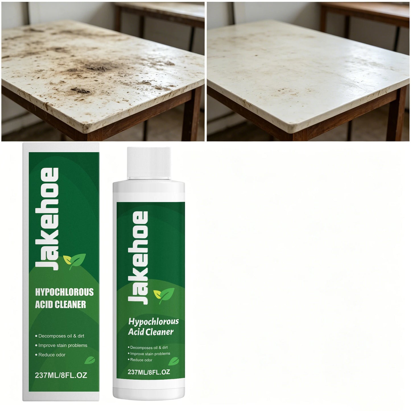 JAKEHOE 237ml Multipurpose Cleaner Gel | No-Rinse Stain Remover