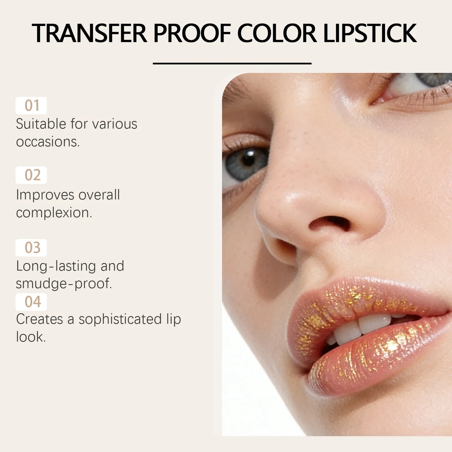 Gold Foil Color-Changing Lip Balm – Hydrating & Plumping