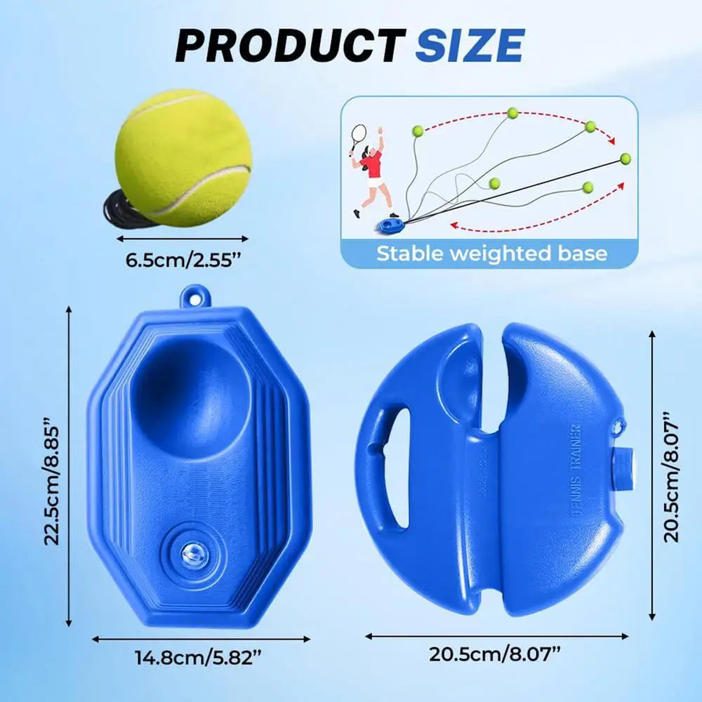 Tennis Rebounder Solo Trainer – String Return Ball for All Ages