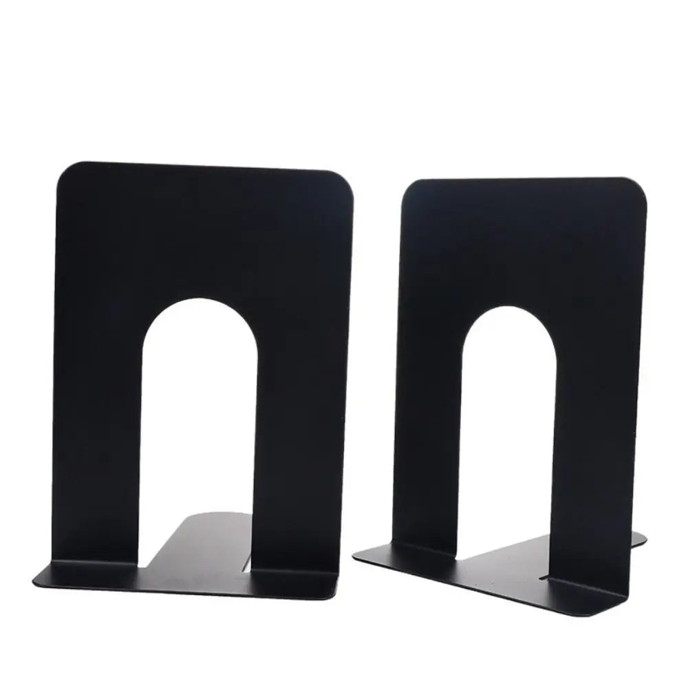 Desktop Organizer L-shaped Desk Bookends INS Display Iron Book Stand Simple Durable Book Support Rack School Office Peaceful Pleasures Health and Wellness